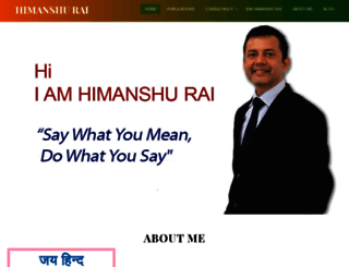 himanshurai.com screenshot