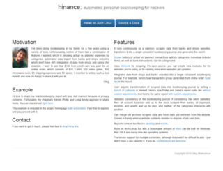 hinance.org screenshot