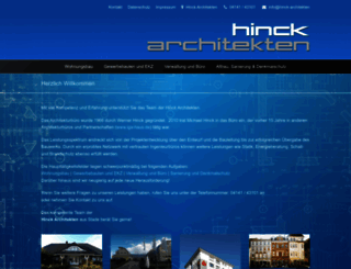 hinck-architekten.de screenshot