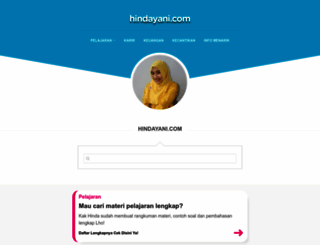 hindayani.com screenshot