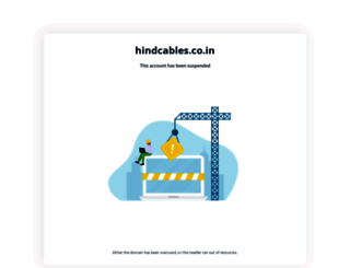 hindcables.co.in screenshot