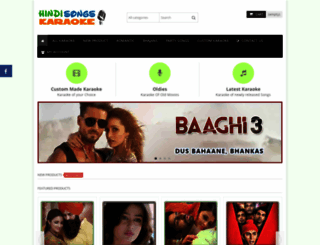 hindisongskaraoke.com screenshot