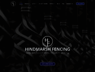 hindmarshfencing.com.au screenshot