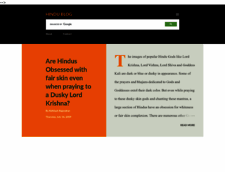 hindu-blog.com screenshot