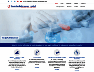 hindustanlaboratories.com screenshot