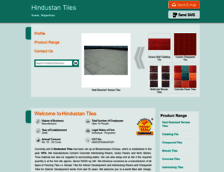 hindustantiles.co.in screenshot