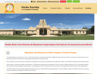 hindutempleorlando.org screenshot
