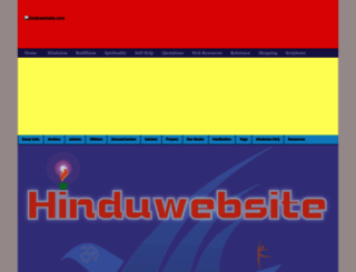 hinduwebsite.net screenshot
