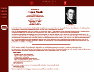 hinesflask.com screenshot