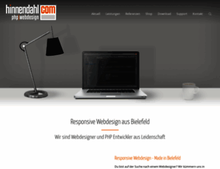 hinnendahl.com screenshot