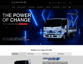 hino.com.au screenshot