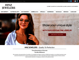 hinzjewelers.com screenshot