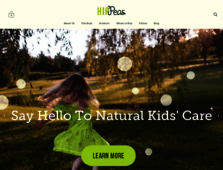 hip-peas.com screenshot