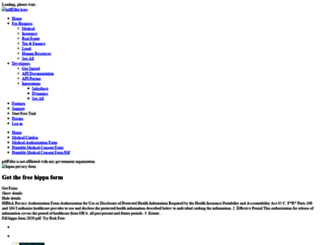 hipaa-authorization-form.pdffiller.com screenshot
