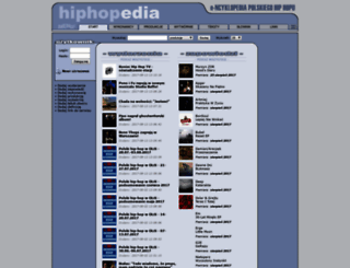 hiphopedia.info screenshot