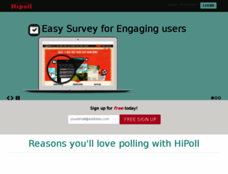 hipoll.com screenshot