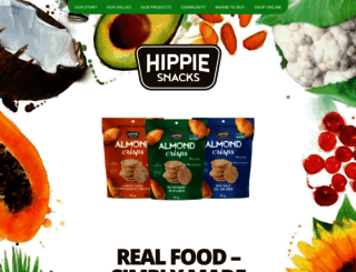 hippiesnacks.com screenshot