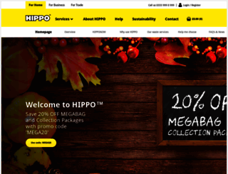 hippobag.co.uk screenshot