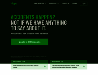 hippoinsurance.com screenshot