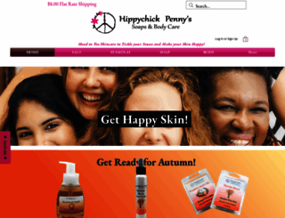 hippychickpennysoaps.com screenshot