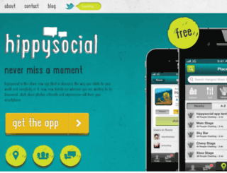hippysocial.com screenshot