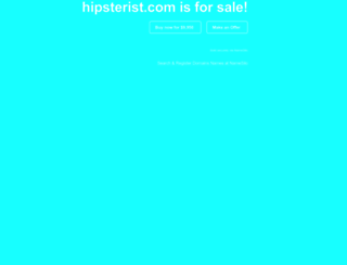 hipsterist.com screenshot