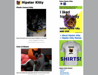 hipsterkitty.com screenshot