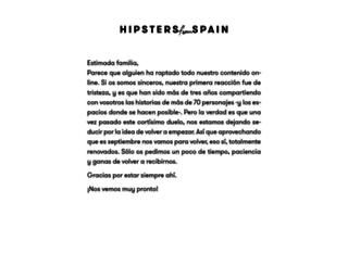 hipstersfromspain.com screenshot