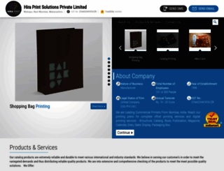 hiraprint.in screenshot