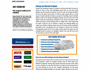 hire-a-car-spain.com screenshot