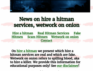 hire-a-hitman.pw screenshot