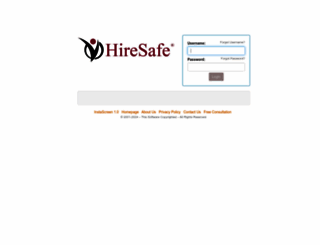 hire-safe.instascreen.net screenshot