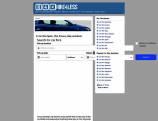 hire4less.com screenshot