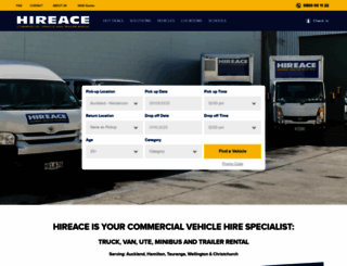hireace.co.nz screenshot