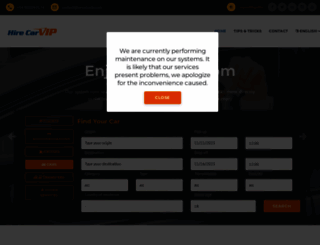 hirecarvip.com screenshot