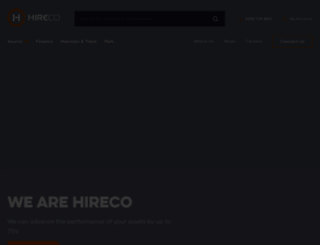 hireco.co.uk screenshot