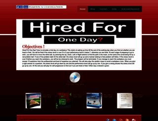hiredforoneday.com screenshot