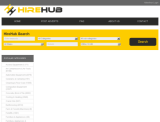 hirehub.com.au screenshot