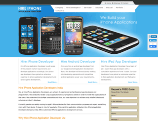 hireiphoneapplicationdevelopers.com screenshot