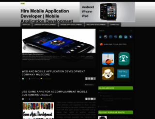 hiremobileappsdeveloper.blogspot.in screenshot