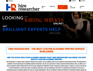 hireresearcher.com screenshot