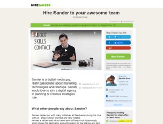 hiresander.com screenshot