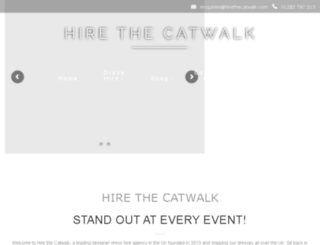 hirethecatwalk.co.uk screenshot