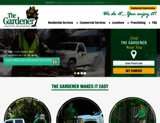 hirethegardener.com screenshot