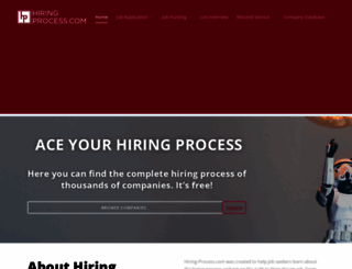 hiring-process.com screenshot