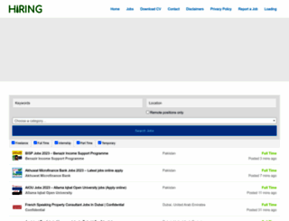 hiring.com.pk screenshot
