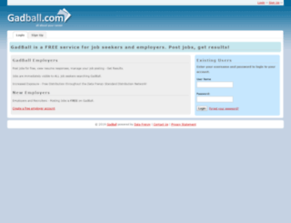 hiring.gadball.com screenshot