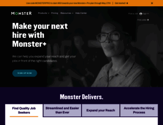 hiring.monster.com screenshot