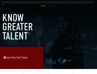 hiring.yoh.com screenshot