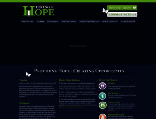 hiringforhope.org screenshot